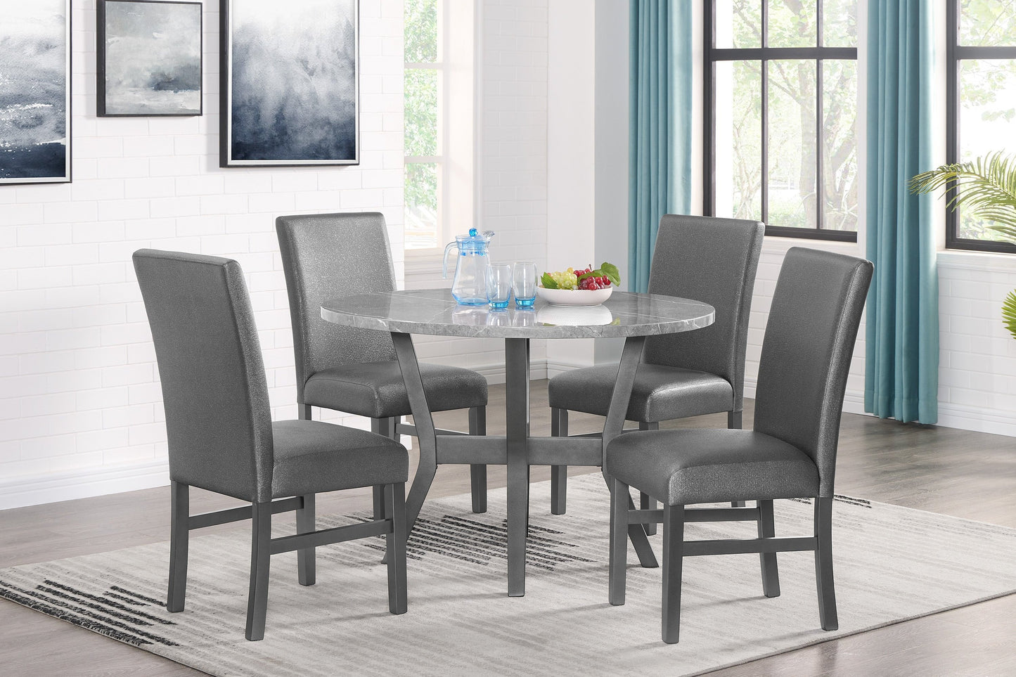 Ensemble de 5 tables de comptoir Judson